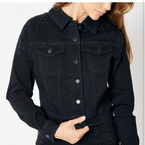 Judy Blue denim Rhinestonetone jacker black Matching jeans available in mycloset